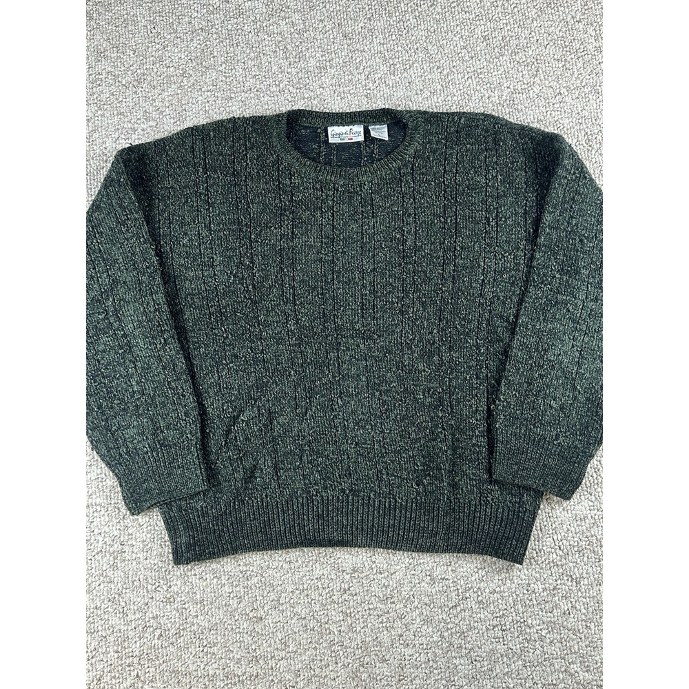 Vintage Giorgio Di Firenze Crew Neck Sweater Men's Size Large 90's Y2K Bulgaria